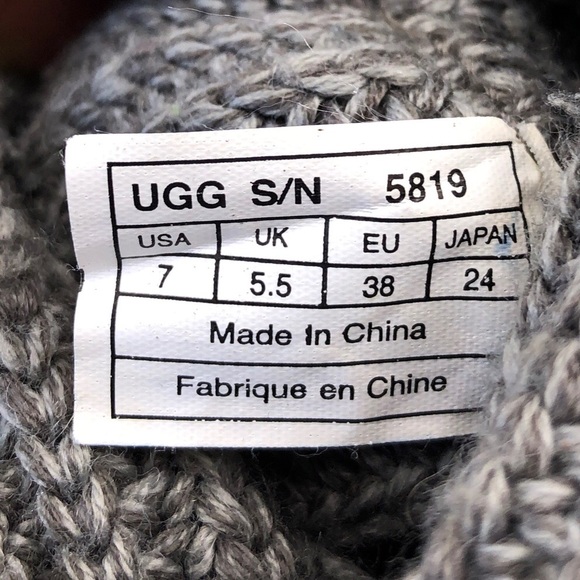 UGG Australia 'Classic Cardy' Tall Knit Winter Boots 7 - Picture 8 of 13